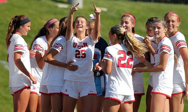 Utah Soccer vs. Oregon October 6, 2019 in Salt Lake City, UT. (Photo by Steve C. Wilson, University...