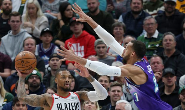 Damian Lillard - Rudy Gobert - Portland Trailblazers - Rudy Gobert...