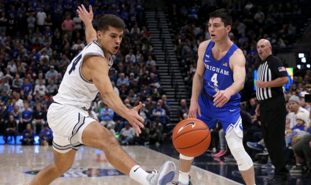 Barcello Knocks Down Corner Three To Lift BYU Over Utah State