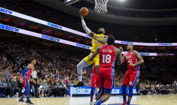 Lebron James - Los Angeles Lakers - Philadelphia 76ers...