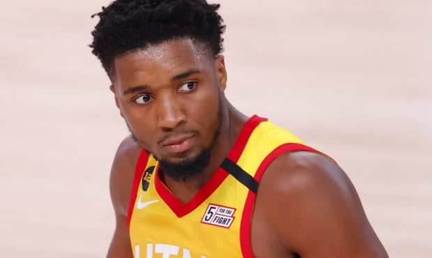 Donovan Mitchell of the Utah Jazz (Photo by Kevin C. Cox/Getty Images)...