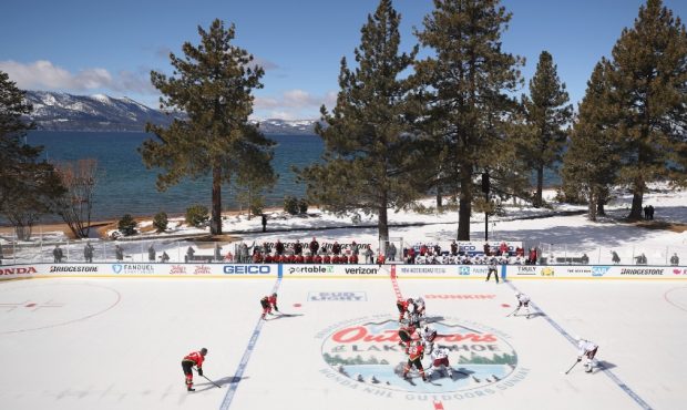 Bright Sun, Poor Ice Delay Outdoor NHL Game At Lake Tahoe