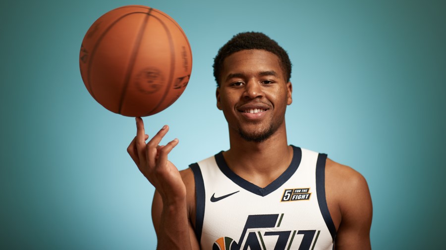 Jar Butler Utah Jazz Rookie Jared Butler Scores First Points Of NBA Career
