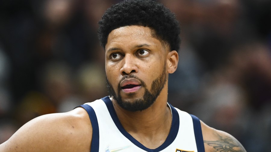 Utah Jazz forward Rudy Gay (Photo by Alex Goodlett/Getty Images)...