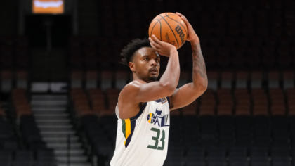 Jazz Forward Elijah Hughes Connects On Deep Three Against Suns