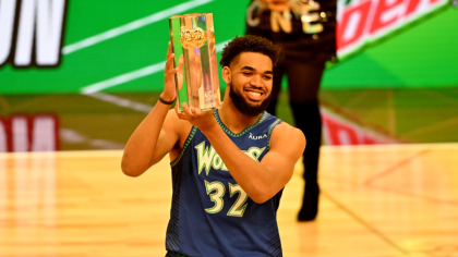 Wolves Big Man Karl-Anthony Towns Wins 3-Point Contest