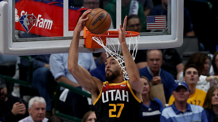 Rudy Gobert - Game 2 - Utah Jazz - Dallas Mavericks...