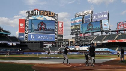Did Donovan Mitchell Hit A Home Run At Mets Practice?