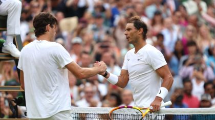 Hampered Nadal Gets Past Fritz At Wimbledon; Kyrgios Next
