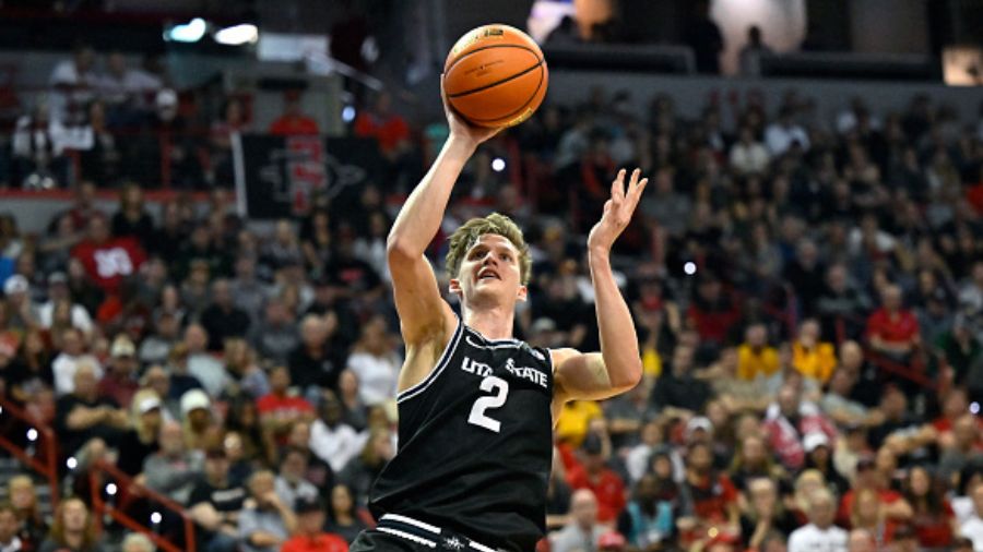 utah state forward sean bairstow...
