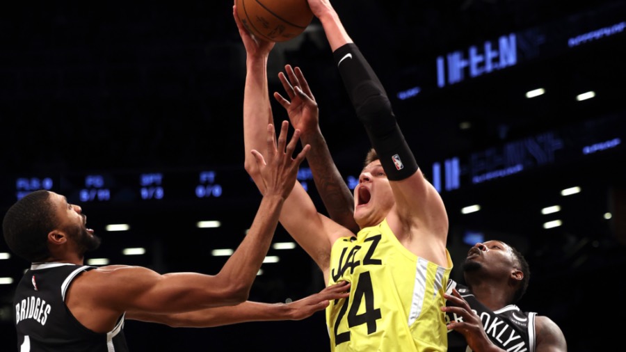 Walker-Kessler-Utah-Jazz-Brooklyn-Nets-NBA...