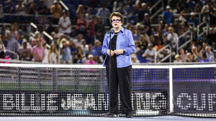 Billie Jean King Recalls Meeting That Launched WTA Women's Tennis Tour 50 Years Ago