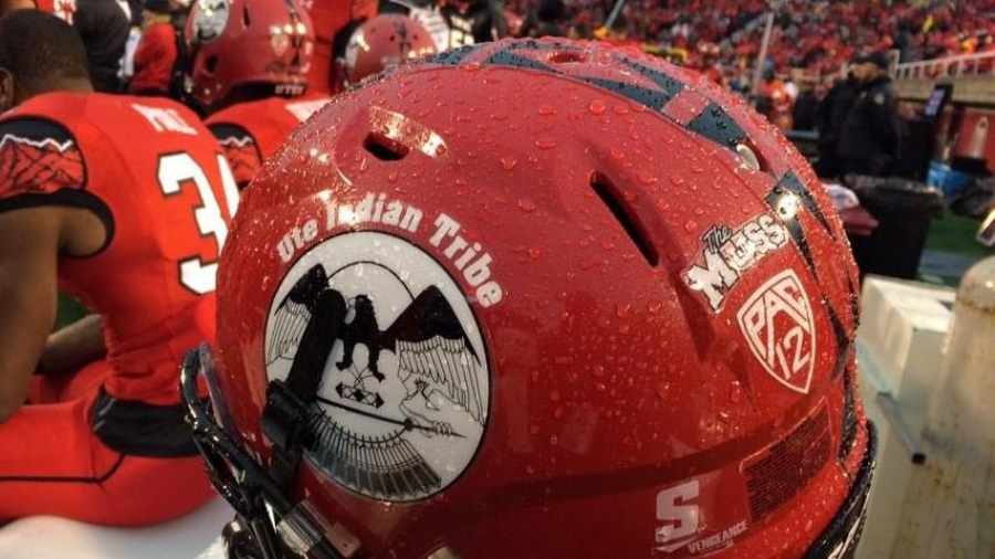 Ute-Proud-Helmet-During-Game-At-Rice-Eccles-Stadium...