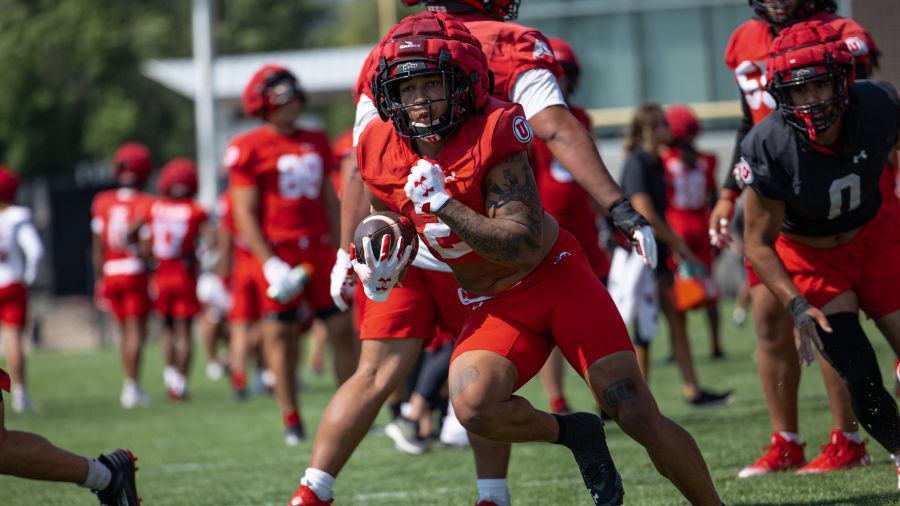 Utah running back Micah Bernard...