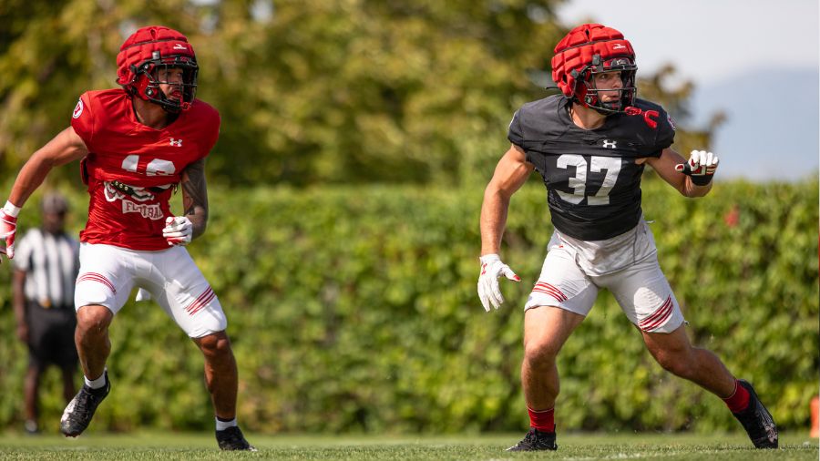 Utah Football linebacker Trey Reynolds...