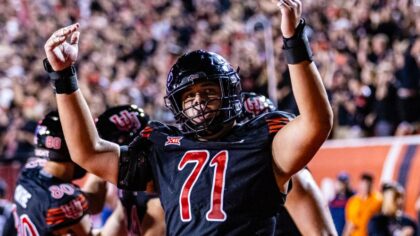 New England Patriots select Utes OT Caleb Lomu 28th overall in NFL draft